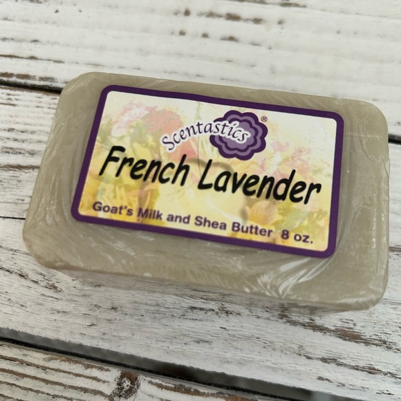 Scentastics French Lavender Soap Goat’s Milk and Shea Butter 8 oz wrapped - Picture 2 of 3